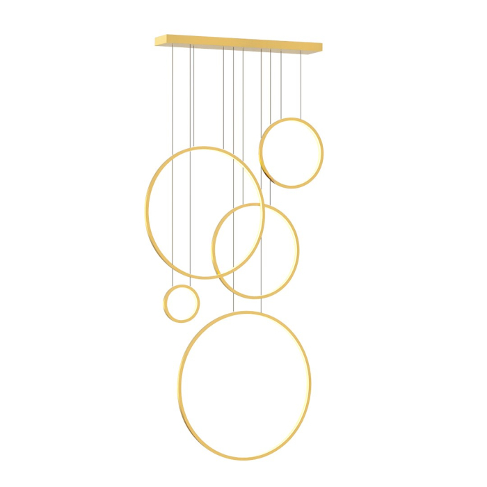 Saturno Gold 100W LED mezanin lampă suspendată [5]