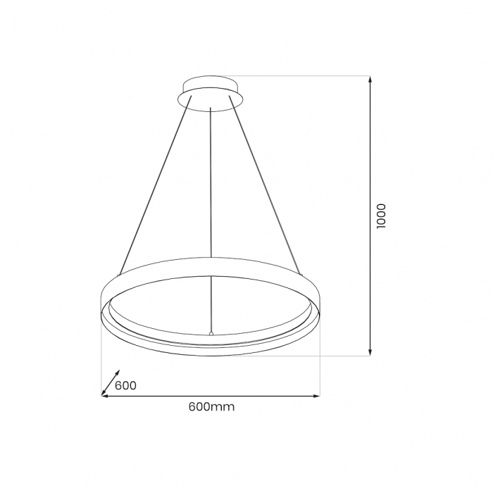 Pendul ORBITA LED 52W LED lumina neutra [5]
