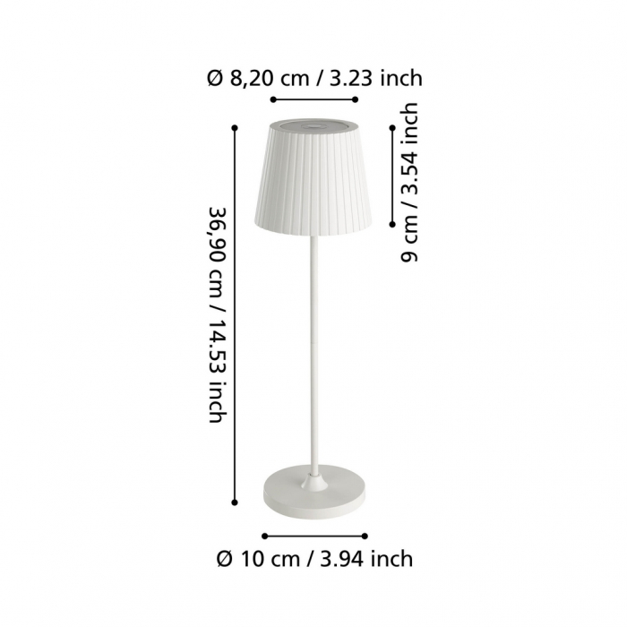 Veioza exterior CABOZO LED 3,8W lumina reglabila [4]