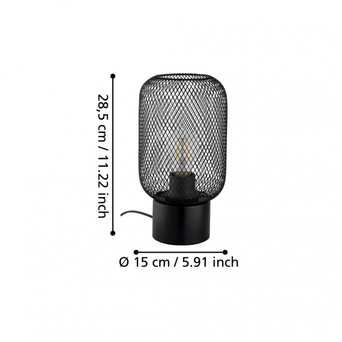 Veioza WRINGTON E27 1X60W [4]