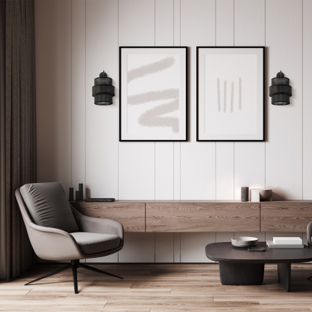 Aplica CALISTO E27 1 x max 15W LED Negru 29 cm [1]