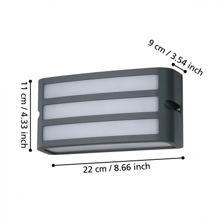 Aplica exterior CAMARDA E27 1X40W [2]