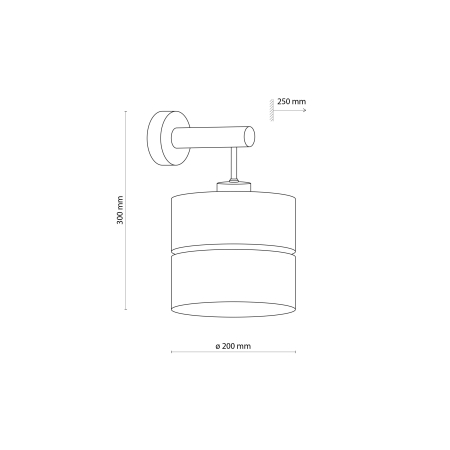 Aplica ECO E27 1 x max 15W LED Pin, Negru 20 cm [3]