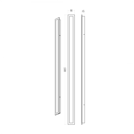 Aplica exterior LED 30W lumina reglabila 150 cm IP54 [3]