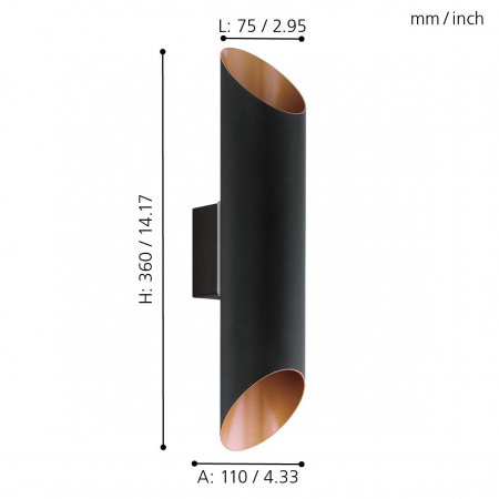 Aplica exterior AGOLADA LED 2X3.7W lumina calda [3]