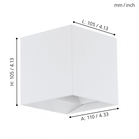 Aplica exterior CALPINO LED 2X3.3W lumina calda [3]