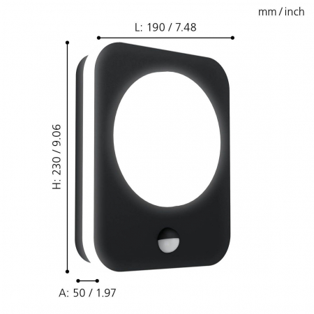Aplica exterior MADRIZ LED 7.2 W lumina calda [4]