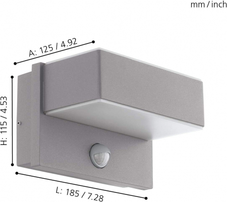 Aplica exterior AZZINANO LED 2X5.6W lumina calda [3]