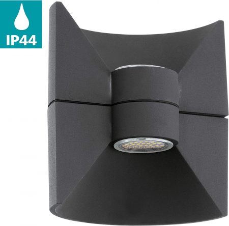 Aplica exterior REDONDO LED 2X2.5W lumina calda [2]