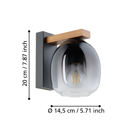 Aplica FILAGO E27 1X40W [4]