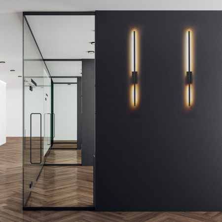 Aplica FLASH  1 x max 2W LED Negru 6 cm [1]