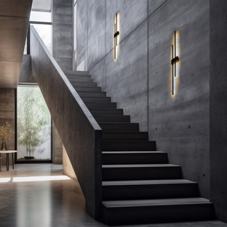 Aplica FLASH  2 x max 4W LED Negru 5,5 cm [2]