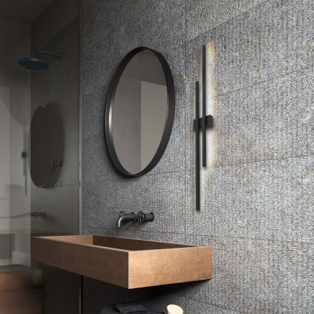 Aplica FLASH  2 x max 4W LED Negru 5,5 cm [1]