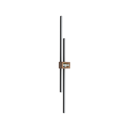 Aplica FLASH  2 x max 4W LED Negru 5,5 cm [6]