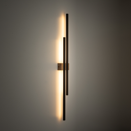 Aplica FLASH  2 x max 4W LED Pin, Negru 13 cm [2]