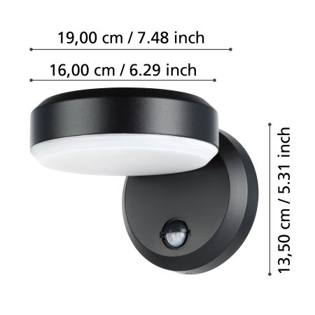Aplica exterior FORNACI LED 3X3, 6W lumina calda [3]