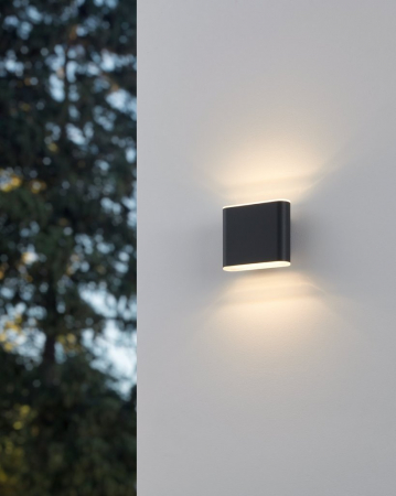 Aplica exterior GRUTTI LED 2X2,9W lumina reglabila [1]