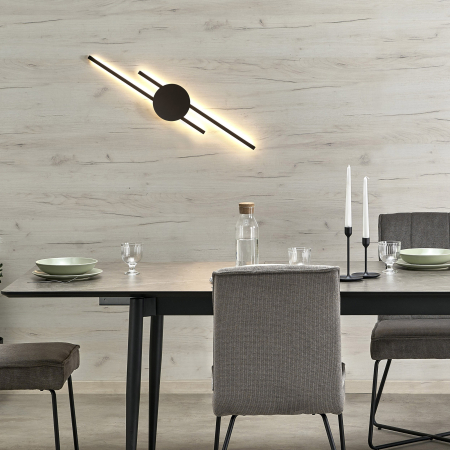 Aplica JAVA  2 x max 30W LED Negru 4,5 cm [2]