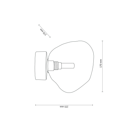 Plafoniera LAVA G9 max 8W LED  17 cm [6]