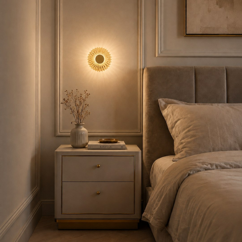Lampă tavan Padre LED 6W lumină caldă 15 cm auriu [3]