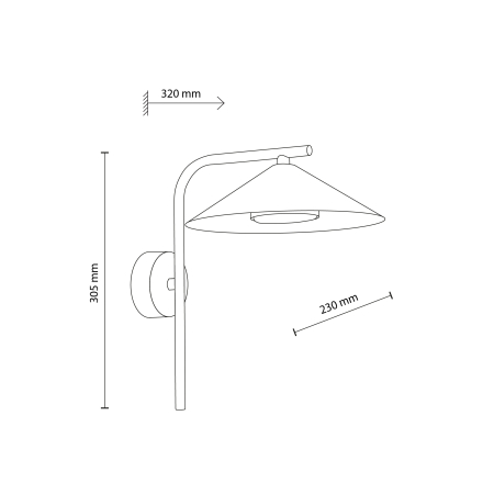 Aplica LUME GX 53 max 11W LED Kashmir 32 cm [6]