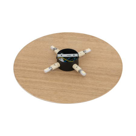 Aplica LUNA G9 4 x max 8W LED Stejar, Negru 40 cm [9]