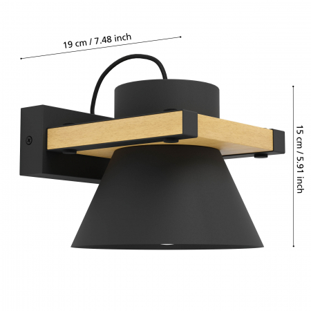 Aplica MACCLES E27 1X15W [2]