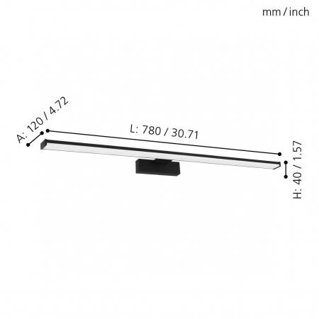 Aplica baie PANDELLA 1 LED 14W lumina neutra [4]