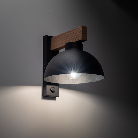 Aplica OSLO E27 1 x max 15W LED Piuliță, Neagră 18 cm [2]