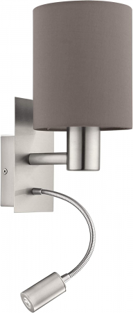 Aplica PASTERI E27, LED 1X40W, 3.8W lumina calda