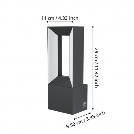 Aplica exterior RIFORANO LED 2X5W lumina calda [2]