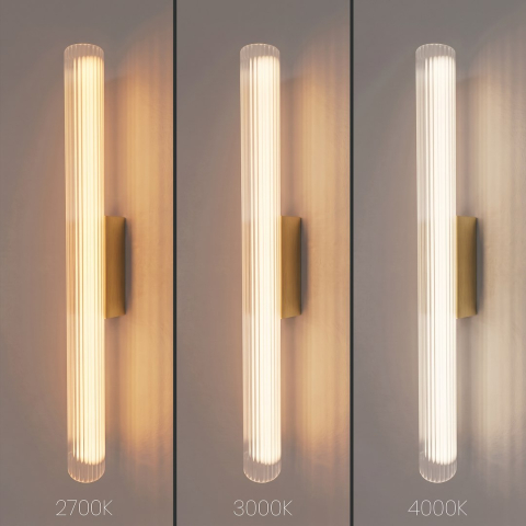 Lampă perete baie Trivia Aurie 11W LED CCT IP44 [4]