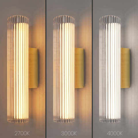 Lampă perete baie Trivia Aurie 6W LED CCT IP44 [2]