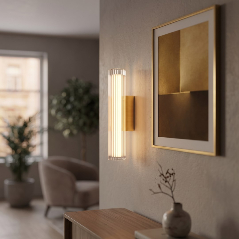 Lampă perete baie Trivia Aurie 6W LED CCT IP44 [3]