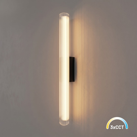 Lampă perete baie Trivia Neagră 11W LED CCT IP44 [2]