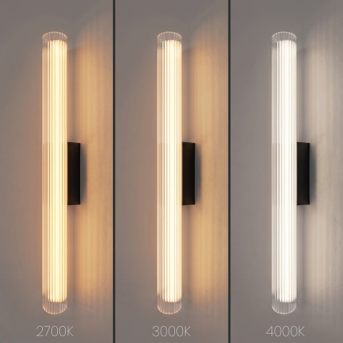 Lampă perete baie Trivia Neagră 11W LED CCT IP44 [3]