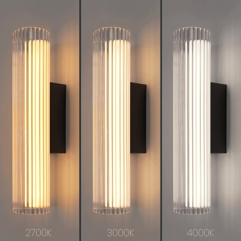 Lampă perete baie Trivia Neagră 6W LED CCT IP44 [3]
