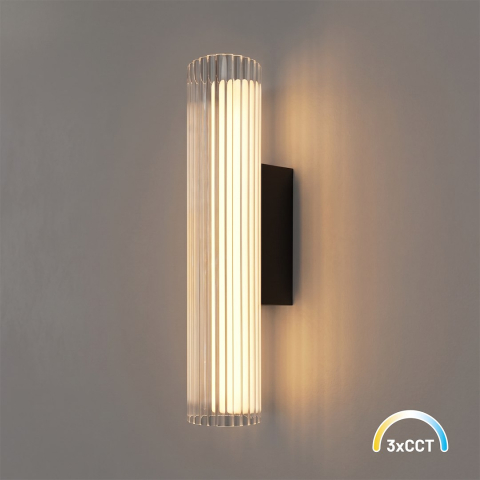 Lampă perete baie Trivia Neagră 6W LED CCT IP44 [2]