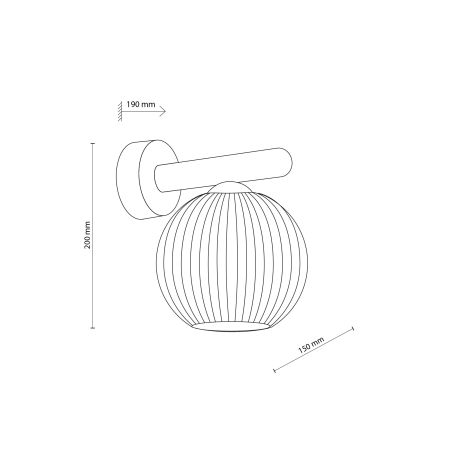 Aplica VIRLO E14 max 10W LED  19 cm [6]