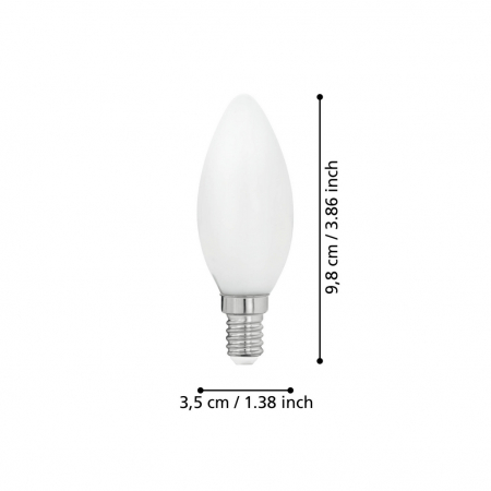 Bec LEDE14 E14 1X4W lumina calda [2]