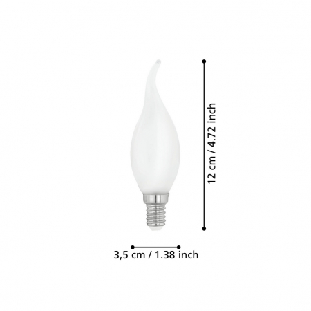 Bec LEDE14 E14 1X4W lumina calda [2]