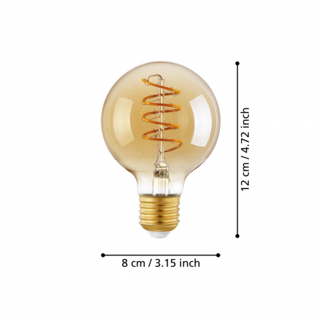 Bec LEDE27 E27 1X4W lumina calda [2]