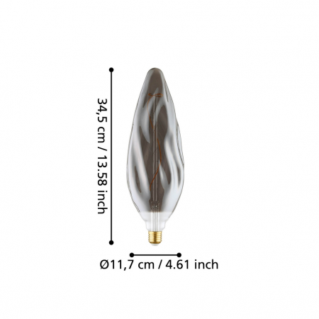 Bec LEDE27 E27 1X4W lumina calda [1]