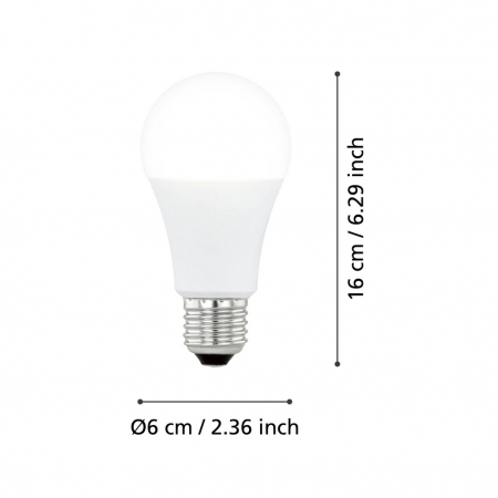 Bec LEDE27 E27 1X6,1W lumina calda [2]