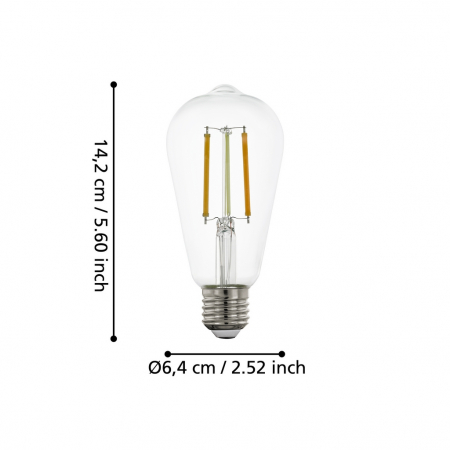 Bec LEDE27 E27 1X6W lumina reglabila [3]