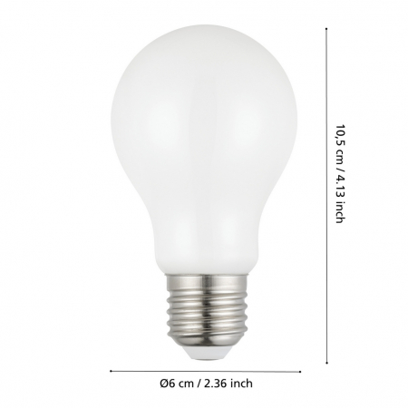 Bec LEDE27 E27 1X9W lumina calda [2]