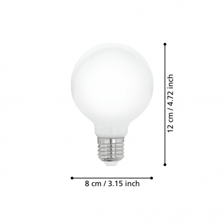 Bec LEDE27 E27 1X9W lumina calda [2]