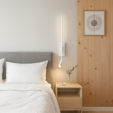 Lampă de perete cu lanternă alb 6W + 3W 4000K [3]