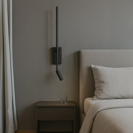 Lampă de perete cu lanternă Negru 6W + 3W 4000K [4]