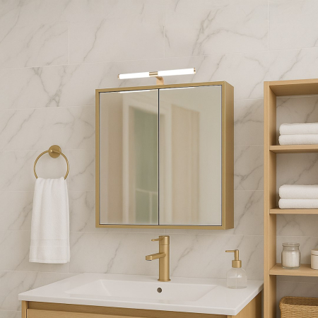 Lampă de perete pentru baie APA auriu 6W LED [1]